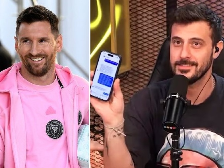 ”Empecé a temblar”: Messi se comunicó con Luzu TV y tomó desprevenido a Diego Leuco