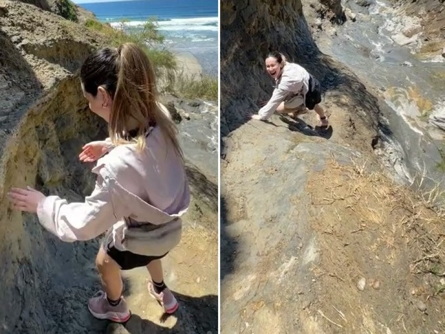”Si yo caigo te arrastro conmigo” En plenas vacaciones, se animaron a una caminata extrema y no salió como esperaban
