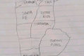 Se viralizó el desafortunado mapa de Argentina de una estudiante de 5to año y encendió el debate: "Las cataratas de Formosa"
