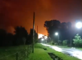 Susto en Ignacio Correas por varios árboles que se prendieron fuego