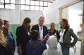 Alak recorrió las obras que se están realizando en escuelas de Los Hornos y Olmos
