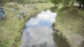 Avanzan con la limpieza del arroyo Maldonado en La Plata para prevenir inundaciones