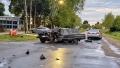 Violento choque en La Plata dej&oacute; tres heridos y dos autos con importantes da&ntilde;os