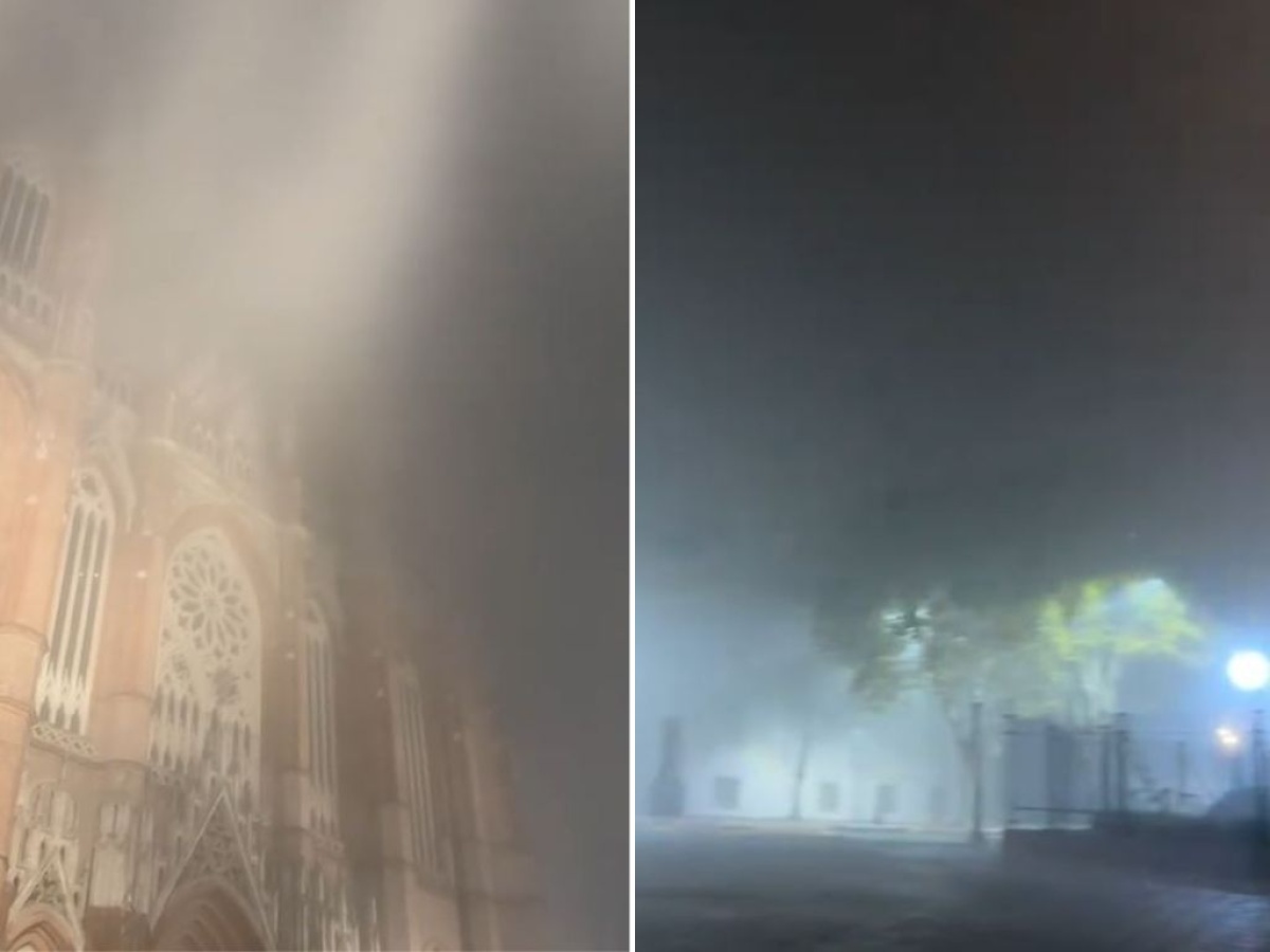 "Así empieza el exorcista": la impactante imagen de la catedral de La ...