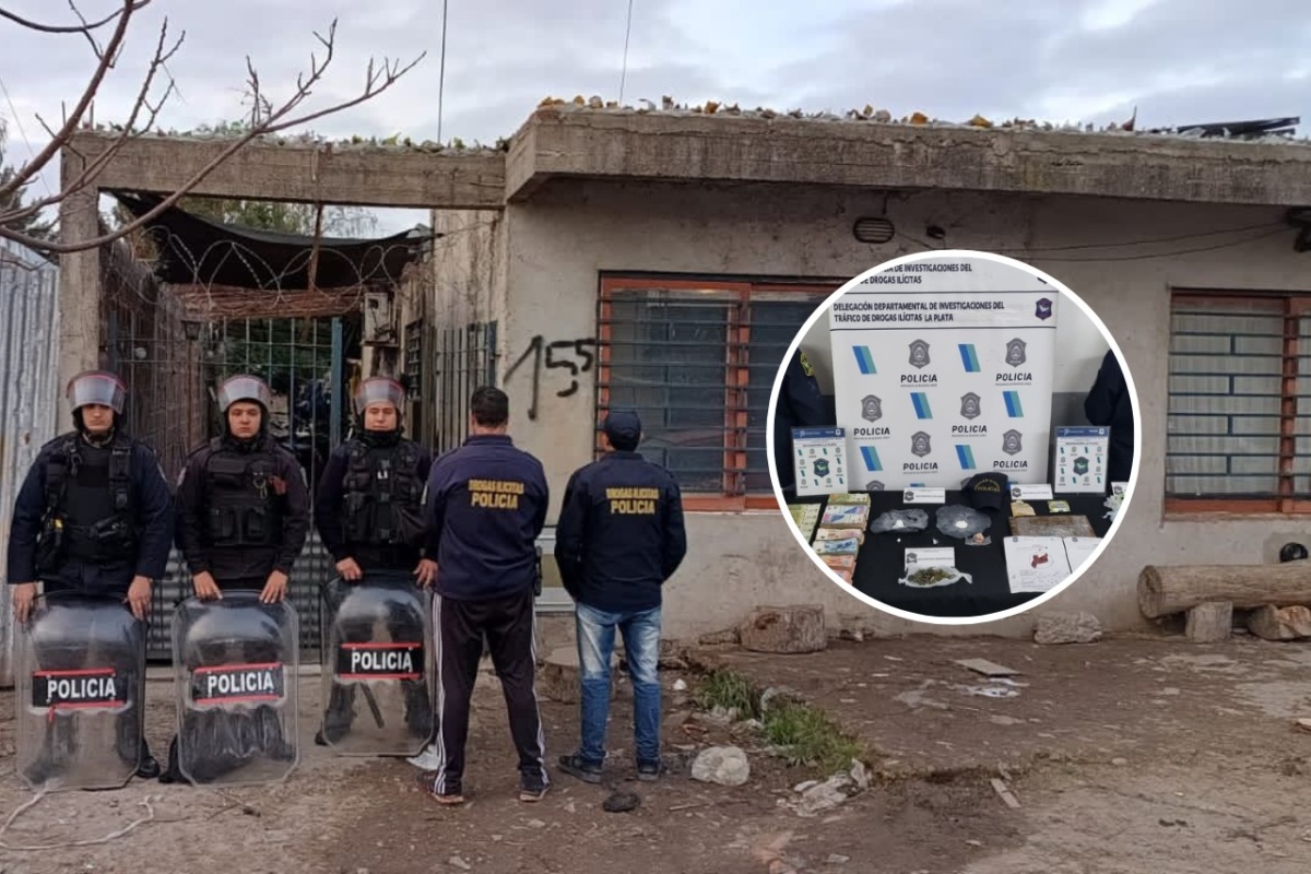 Desbarataron un búnker narco en La Plata: detuvieron a un hombre e ...