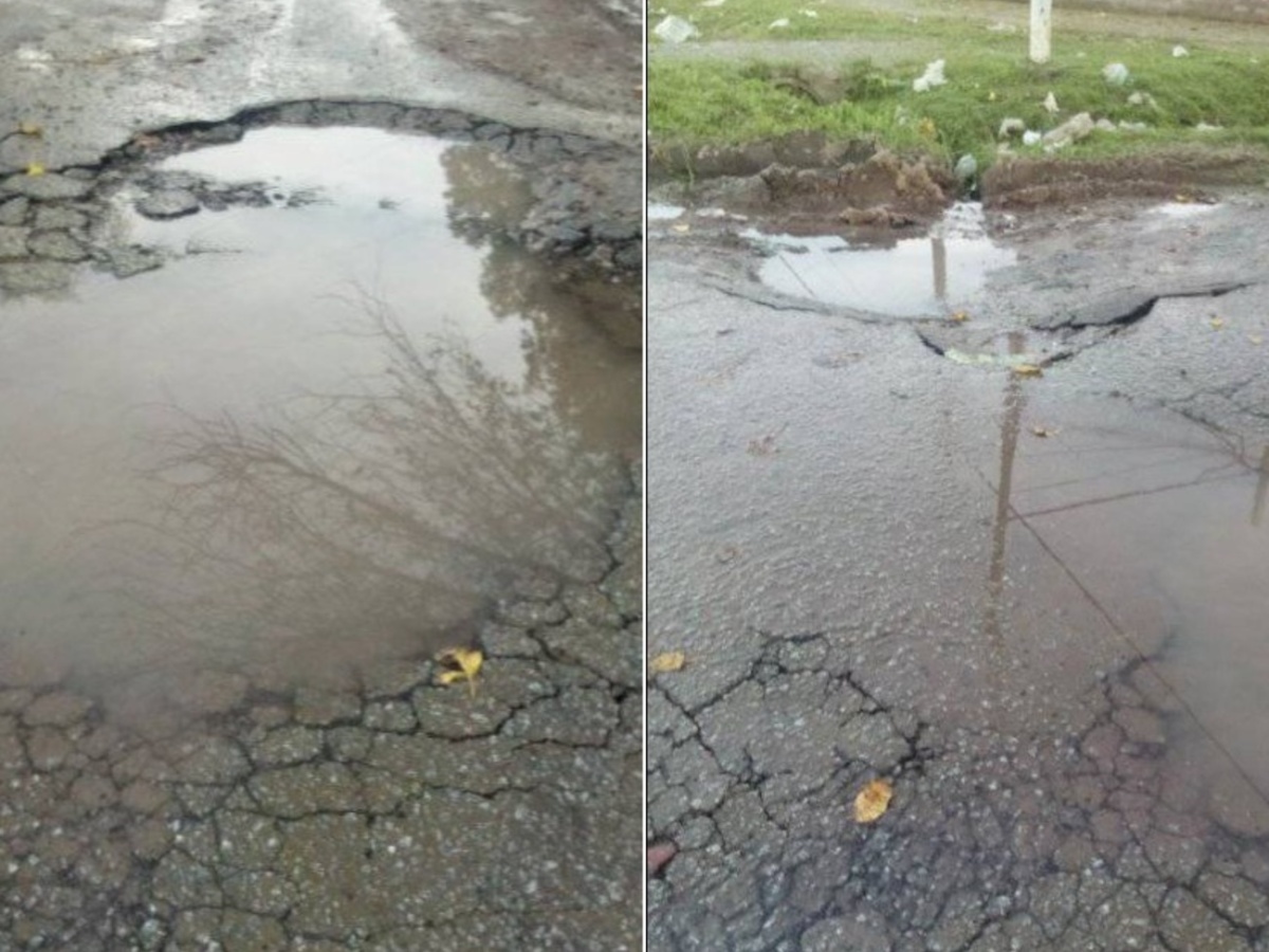 En 142 y 70 reclamaron por el mal estado de la calle: "Necesitamos que ...