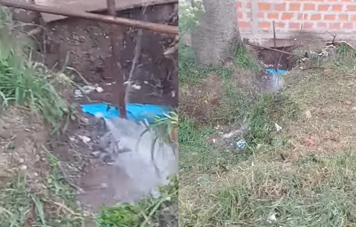 Vecinos de 74 y 140 reclamaron por una enorme pérdida de agua