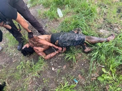 Ensenada: quiso acuchillar a su madre y terminó en un zanjón