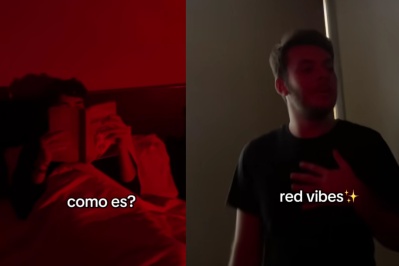 Duerme con la luz roja, sus amigos no entendían el motivo y se hizo viral el modo en que trató de explicarles su uso