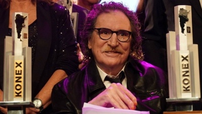 Charly García fue galardonado con el premio Konex de Brillante y dio un emotivo discurso