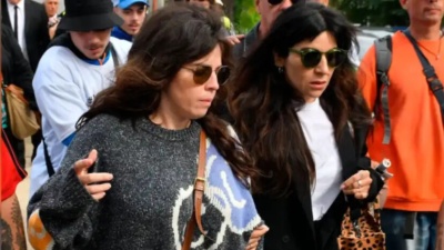 Dalma y Gianinna Maradona declararan en el jury a la jueza Makintach en La Plata
