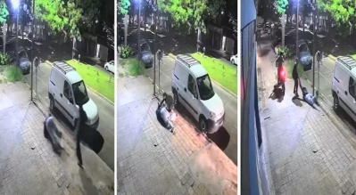 Dos motochorros golpearon y arrastraron a una mujer para robarle la cartera en La Plata