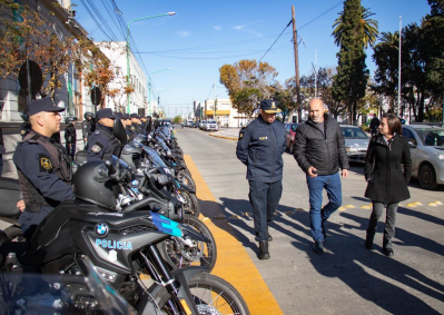 Ensenada activó el plan de "motochorros cero" con los nuevos vehículos recibidos del Ministerio de Seguridad bonaerense