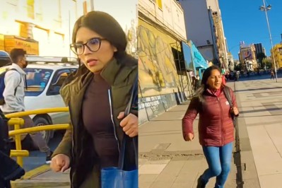 "¿Por qué corren?": un tiktoker filmó el accionar de personas que trotan y se chocan constantemente en plena calle