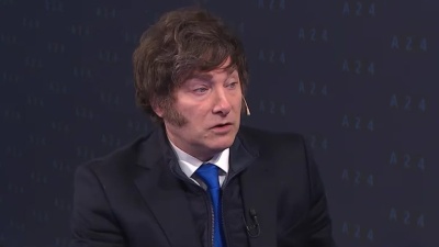 Milei participó de la asunción de Rodrigo Paz Pereira