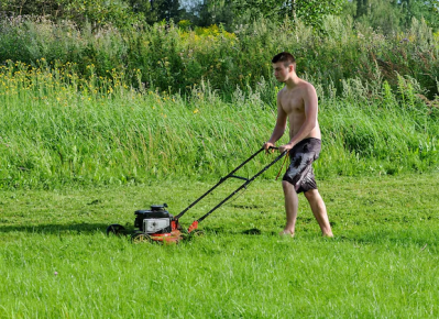 Le pagó a un jardinero por cortarle el pasto y el joven prometió volver con una excusa muy dudosa: "Jugada de manual"