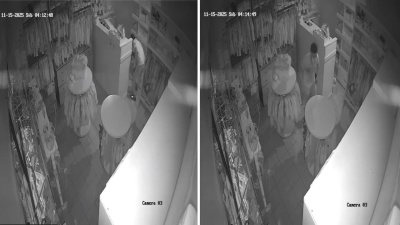 Video: dos delincuentes fueron captados en cámara robando un local de indumentaria en Avenida 44