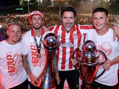 Dom&iacute;nguez habl&oacute; por primera vez de su continuidad y le pas&oacute; la pelota a Angeleri: "Depende de Marcos, no de m&iacute;"