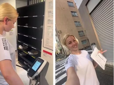 Una joven argentina mostró cómo es y cuánto sale un mes de gimnasio en Japón y la cifra sorprendió a todos