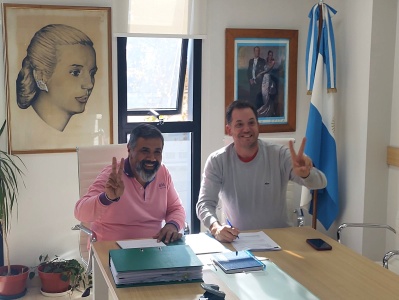 Darío Alfano unió lazos con la Federación de Municipales de Provincia: firmaron un convenio clave de cooperación