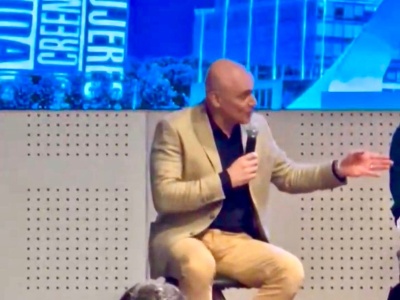 José Luis Espert fue repudiado y echado de una charla por insultar a Florencia Kirchner