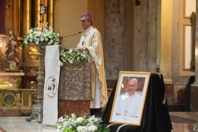 Sin presencia oficial: el Gobierno no asistió a la misa por el Papa Francisco
