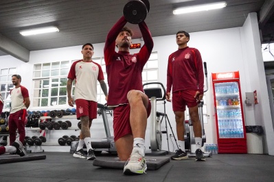 Estudiantes volvió al trabajo: ¿En qué aspectos trabajará Domínguez para el decisivo juego ante Carabobo?