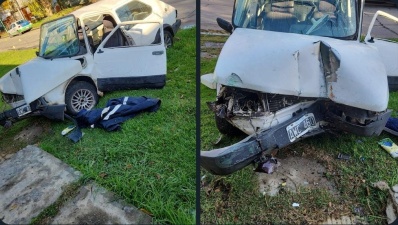 Trágico accidente en Ensenada: un hombre perdió la vida tras estrellarse contra una casa