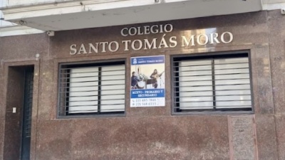 La primaria del Colegio Santo Tom&aacute;s Moro de La Plata estuvo a punto de cerrar, super&oacute; esa crisis y aclara que sigue abierto