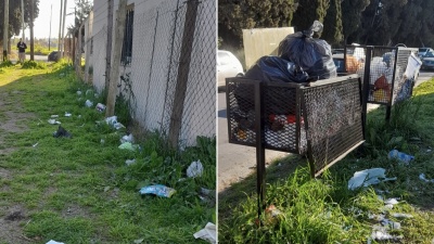 Denuncian un microbasural frente a una escuela municipal de La Plata: &ldquo;Rompen las bolsas todos los d&iacute;as&rdquo;