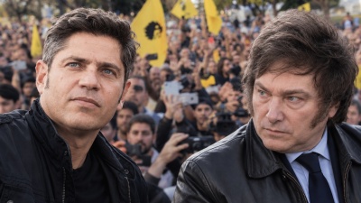 Milei redobla la pelea con Kicillof y lo sube al ring nacional como su gran adversario