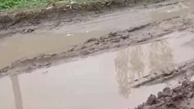 Una calle de Gonnet parece un pantano, los vecinos est&aacute;n hartos y apuntan contra el delegado municipal