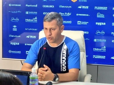 Diego Flores: "Estamos capacitados para sacar adelante a Gimnasia y me siento respaldado por los jugadores y la directiva"