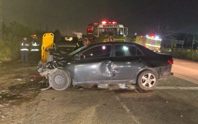 Un terrible choque en la zona oeste de La Plata dejó varios heridos con politraumatismos