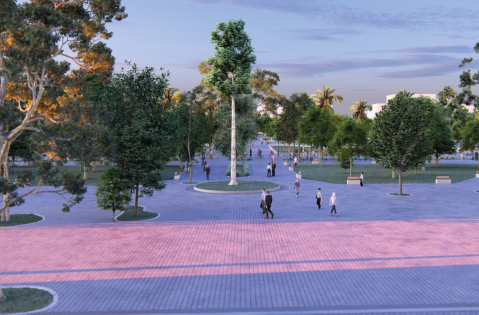 Nueva glorieta, espejo de agua y espacio peatonal: así lucirá la Plaza San Martín con las reformas anunciadas por Alak