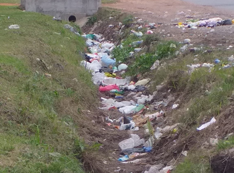 "Un asco": en un sector de Los Hornos lamentaron la permanente basura