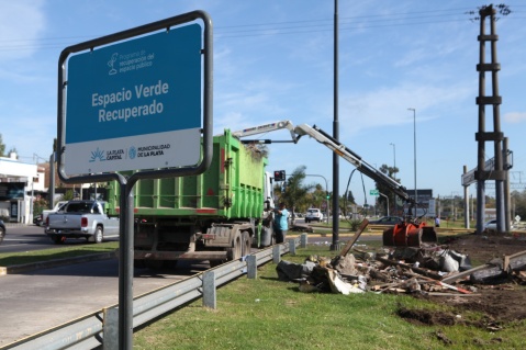 La Municipalidad de La Plata continua con la recuperación de espacios públicos