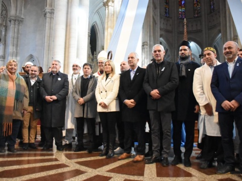 Se realizo el Tedeum del 25 de mayo en la Catedral de La Plata
