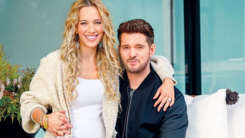 Una tradición familiar se renueva: Luisana Lopilato y Michael Bublé mostraron a sus hijos de frente por primera vez