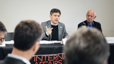 Kicillof apunt&oacute; contra Milei desde Nueva York: &ldquo;Argentina est&aacute; desaprovechando una oportunidad hist&oacute;rica&rdquo;