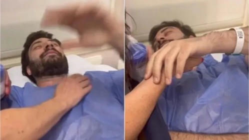 "El espíritu del Diego": un joven se volvió viral cuando despertó de la anestesia y recordó que es campeón del mundo