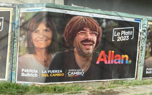 Juan Pablo "Figuretti" Allan lanzó su candidatura en La Plata y ya aparecieron los memes