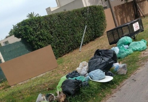 En Villa Elisa los frentistas reclaman que no se recolecta la basura hace días