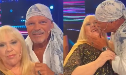Alfa se encontró con Laura Ubfal y la saludó con un beso mientras le decia "Te amo"