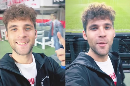 Agustín Guardis estuvo en el Estadio UNO para ver a Estudiantes de La Plata y expuso su alegría en las redes sociales