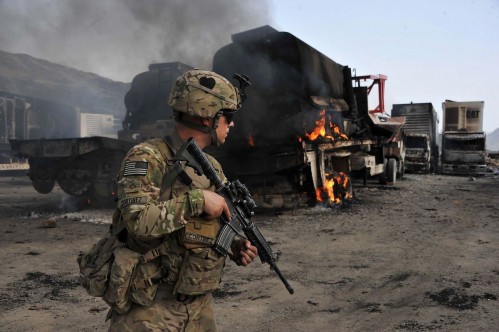 Afirman que Estados Unidos lanzó un ataque hoy a Afganistán