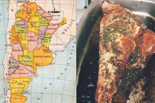 Una platense comparó una porción de carne con la "República Argentina" y la "endulzaron" de comentarios