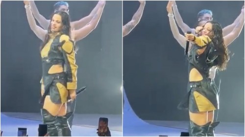Un fan golpeó a Rosalía con un ramo de flores en un show y causó inesperada reacción en la cantante