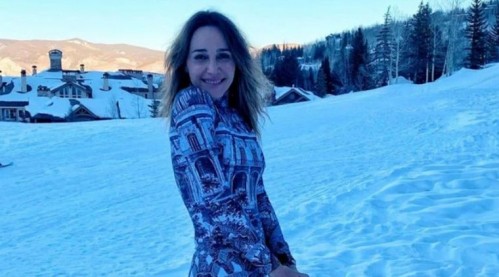 Verónica Lozano sufrió un accidente mientras esquiaba