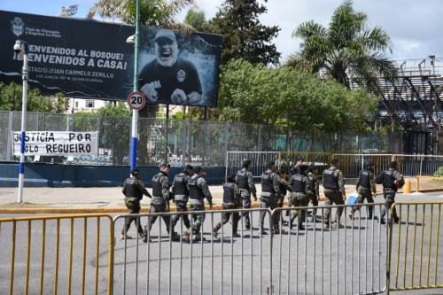 Las imágenes de otro gran despliegue policial para el partido de Gimnasia ante Argentinos Juniors